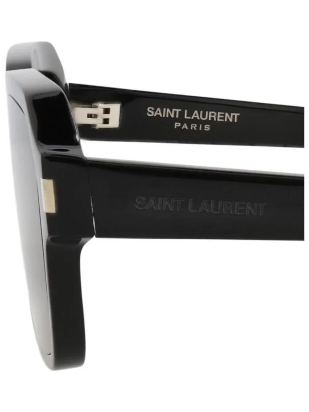New Saint Laurent Mens Square/Rectangle Black Black Black Fashion Designer Sungl